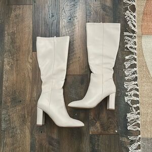 knee high heeled boots